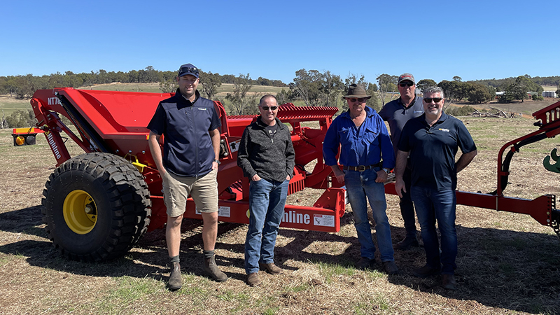 Rock Picker with Highline Manufacturing in WA